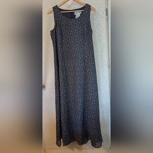 Danny & Nicole Sleeveless Long Dress Floral Print‎ Sz. 12